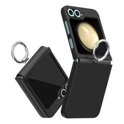 Cover Samsung Z Flip 6 Aero Flex Case Finger Ring Holder Araree - Black